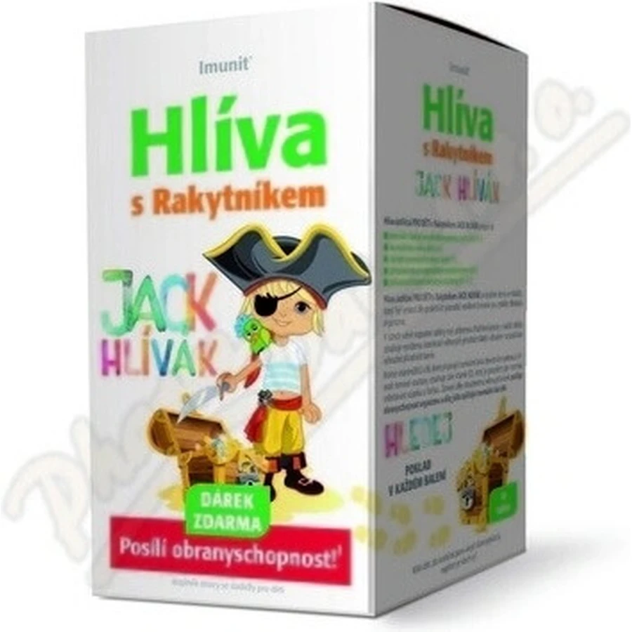 HLIVA Immunit con espino amarillo para niños JACK'S HEAD 1×30 tbl + regalo