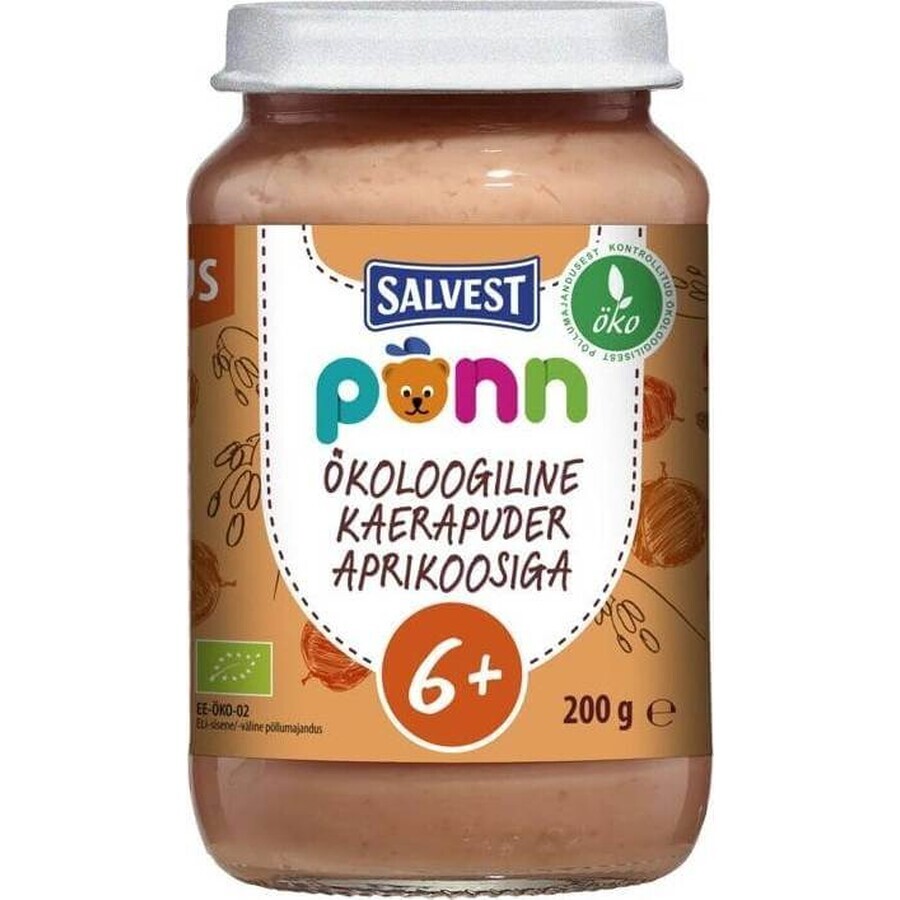 SALVEST ORGANIC Põnn Aprikosen mit Haferflocken 200 g 1×200 g