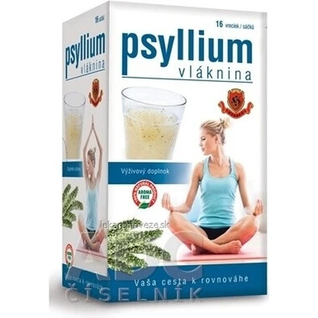 HERBEX PSYLLIUM 16×4,5 g, Ballaststoff-Getränkepulver