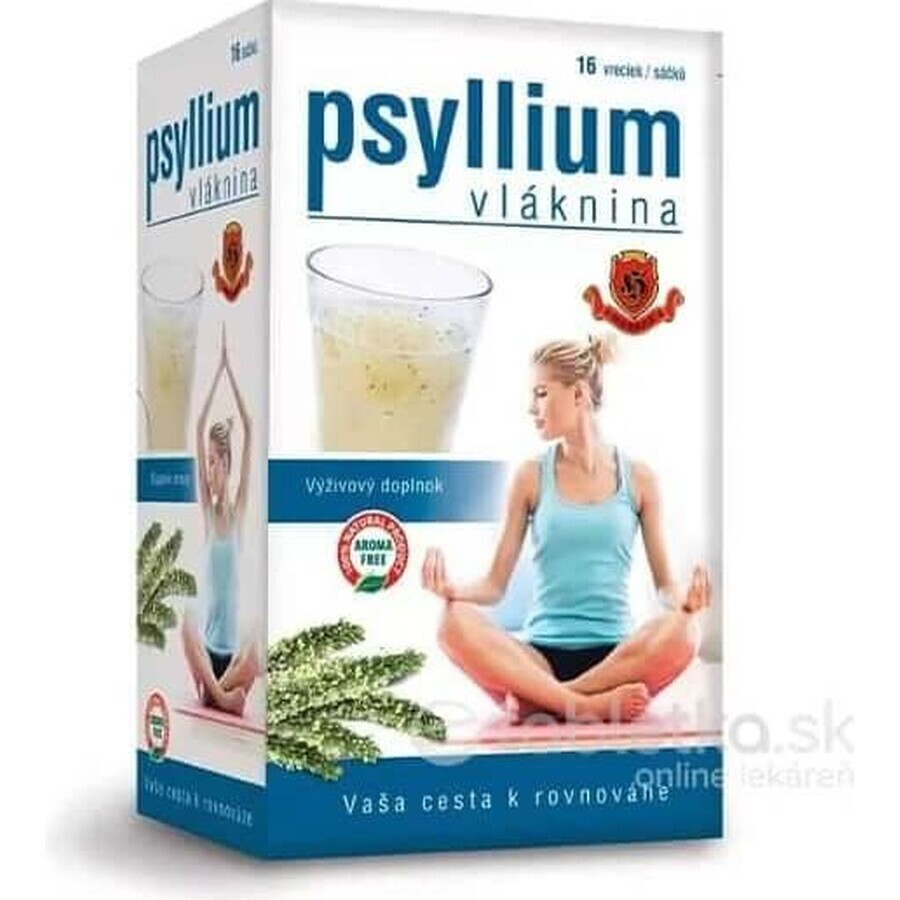 HERBEX PSYLLIUM 16×4,5 g, bevanda di fibre in polvere