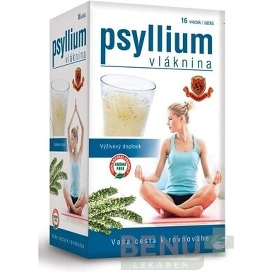 HERBEX PSYLLIUM 16×4,5 g, bevanda di fibre in polvere