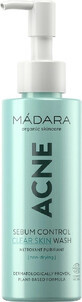 M&#225;dara ACNE Sebum Control Clear Skin Wash Gel 1&#215;140 ml, natural cleansing foam