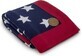 CEBA Knitted blanket in gift box 90x90 star blue 1&#215;1 pc