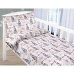 Children's bed linen AGÁTA 90/086 owl on one branch 90x135,45x60