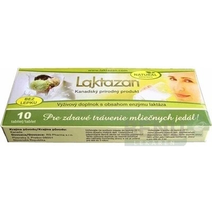LAKTAZAN Tabletten 1×10 tbl, Laktaseenzym mit Minzgeschmack