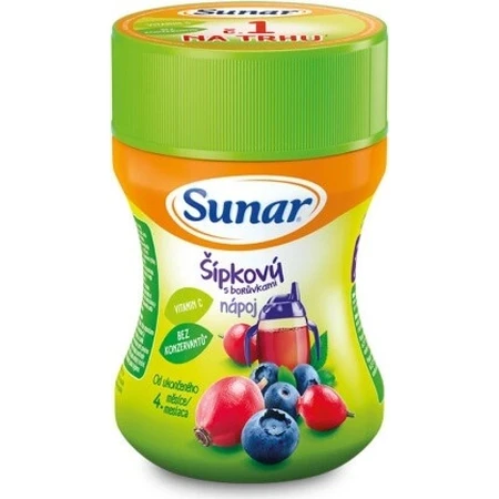 Sunar Lösliches Getränk Hagebutte mit Cranberry 1×200 g