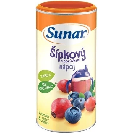 Sunar Lösliches Getränk Hagebutte mit Cranberry 1×200 g