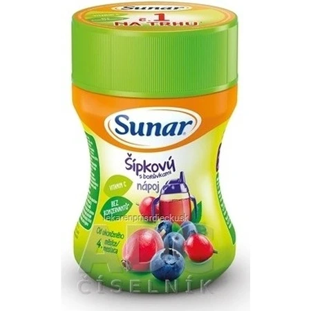 Sunar Lösliches Getränk Hagebutte mit Cranberry 1×200 g