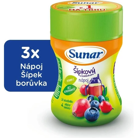 Sunar Lösliches Getränk Hagebutte mit Cranberry 1×200 g