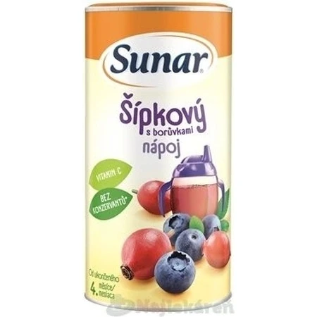 Sunar Lösliches Getränk Hagebutte mit Cranberry 1×200 g