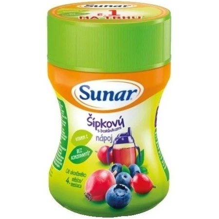 Sunar Lösliches Getränk Hagebutte mit Cranberry 1×200 g