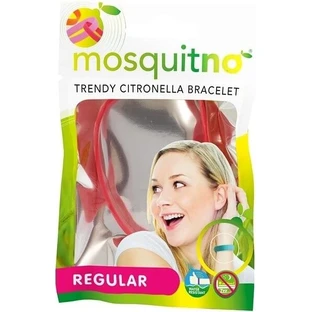 MosquitNo Pulsera con aroma de citronela de liberación regular 1×1 ud, pulsera antimosquitos