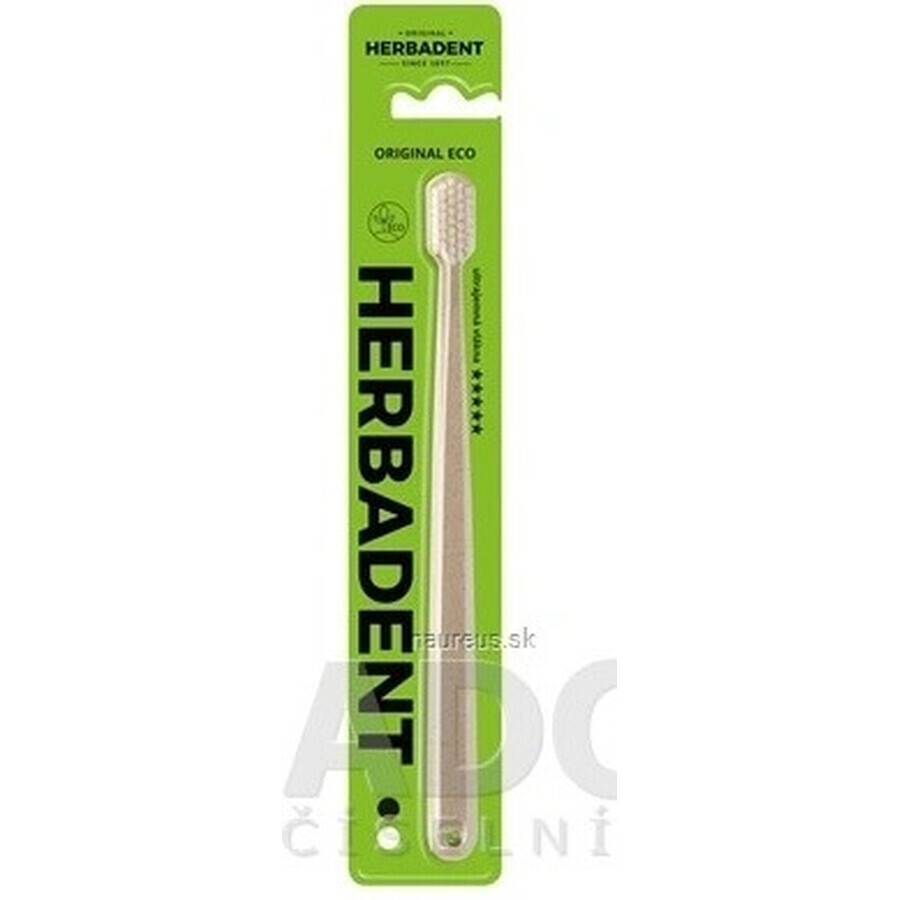 Zahnbürste HERBADENT Original ECO ECO Ultra Soft 1×1 Stück, Zahnbürste