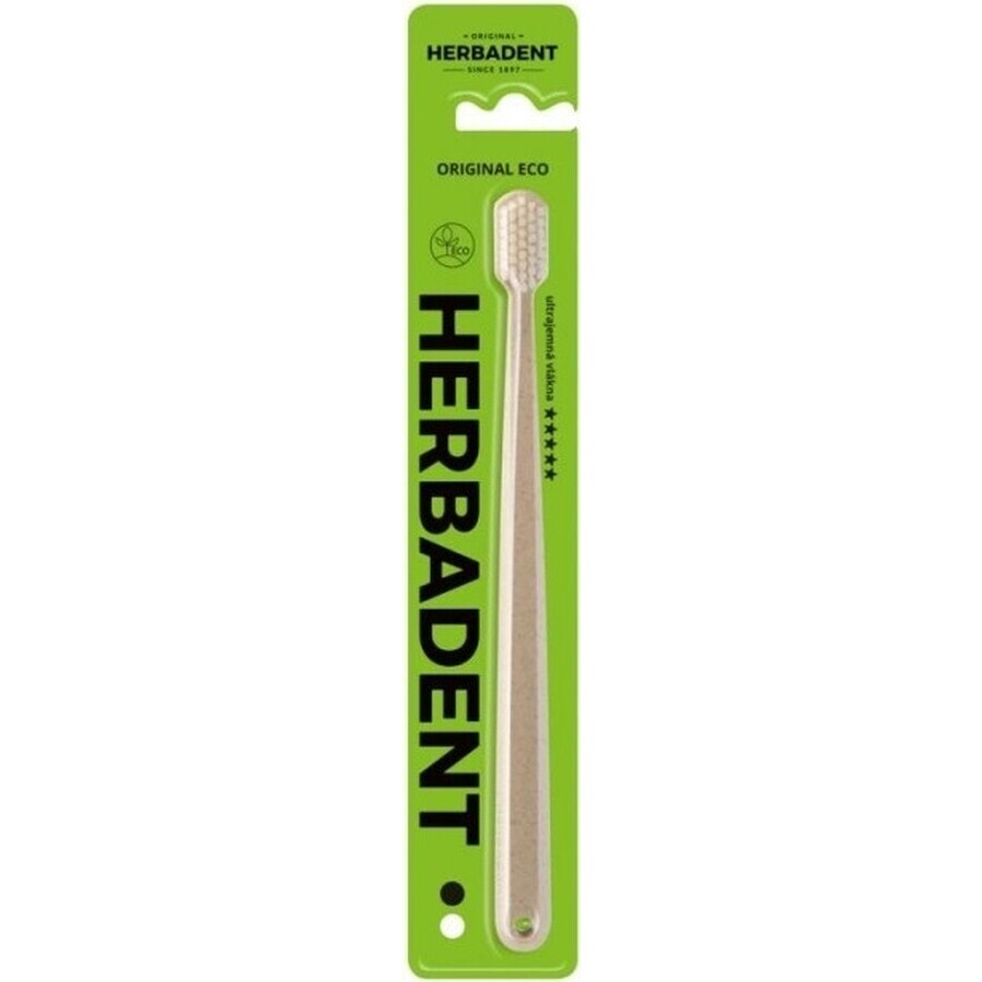 Zahnbürste HERBADENT Original ECO ECO Ultra Soft 1×1 Stück, Zahnbürste