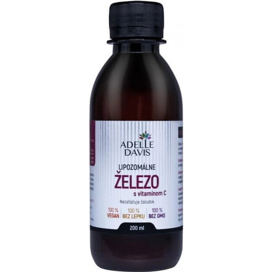 Fier lipozomal cu vitamina C 1×200 ml, supliment alimentar