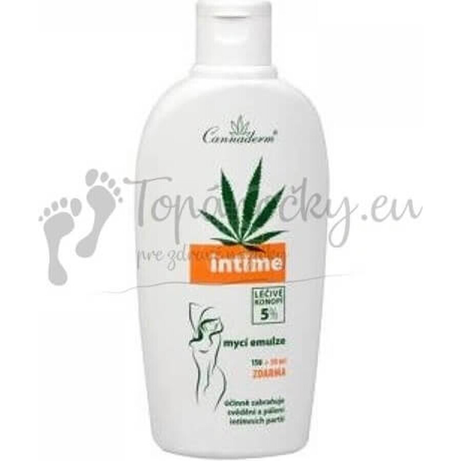 Cannaderm Intime Washing Emulsion 1×200 ml, intimate hygiene emulsion