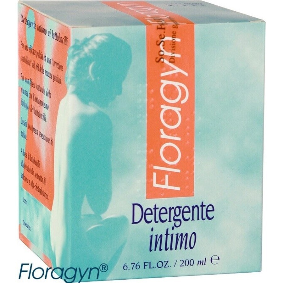 Liquid soap FLORAGYN Intimate 1×200 ml for intimate parts Liquid soap FLORAGYN Intimate 1×200 ml for intimate parts