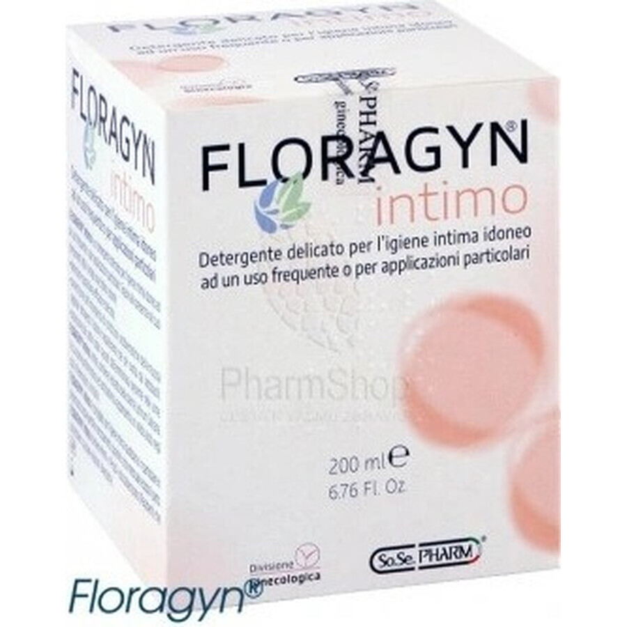 Liquid soap FLORAGYN Intimate 1×200 ml for intimate parts Liquid soap FLORAGYN Intimate 1×200 ml for intimate parts