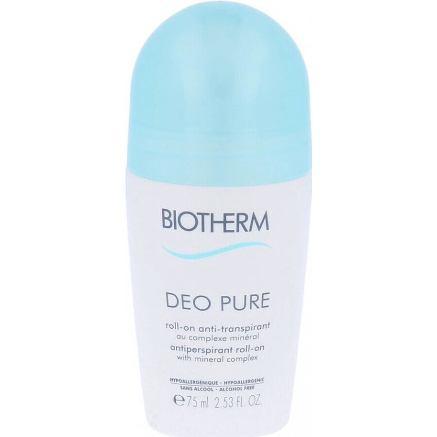 Biotherm Deo Pure Antitranspirante sin alcohol Deo Pure 1×75 ml, perlas antitranspirantes Biotherm Deo Pure Antitranspirante sin alcohol Deo Pure 1×75 ml, perlas antitranspirantes