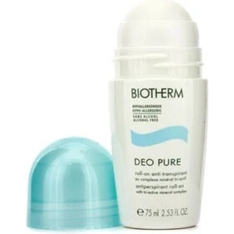 Biotherm Deo Pure Antitranspirante sin alcohol Deo Pure 1×75 ml, perlas antitranspirantes Biotherm Deo Pure Antitranspirante sin alcohol Deo Pure 1×75 ml, perlas antitranspirantes