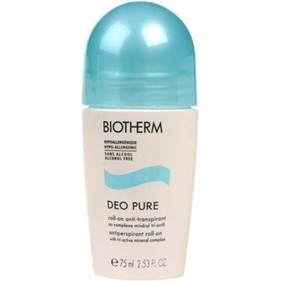 Biotherm Deo Pure Antitranspirante sin alcohol Deo Pure 1×75 ml, perlas antitranspirantes Biotherm Deo Pure Antitranspirante sin alcohol Deo Pure 1×75 ml, perlas antitranspirantes