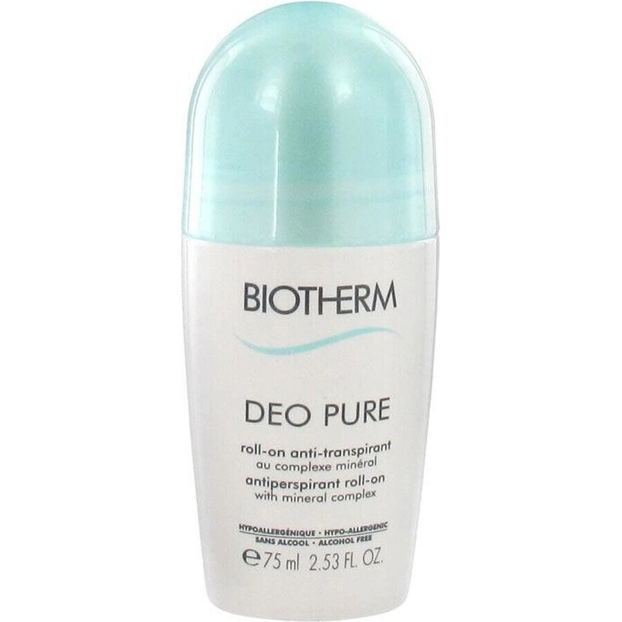 Biotherm Deo Pure Antitranspirante sin alcohol Deo Pure 1×75 ml, perlas antitranspirantes Biotherm Deo Pure Antitranspirante sin alcohol Deo Pure 1×75 ml, perlas antitranspirantes