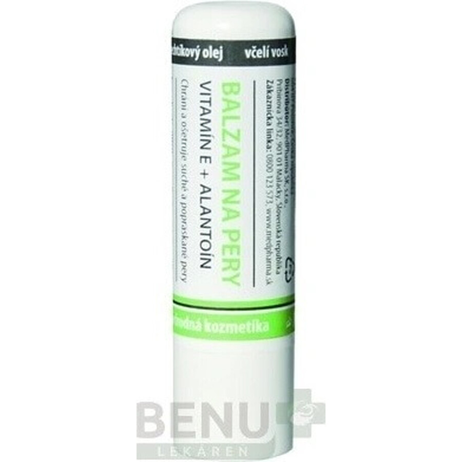 MedPharma Lip balm with vitamin E + allantoin 1×4,8 g, lip balm