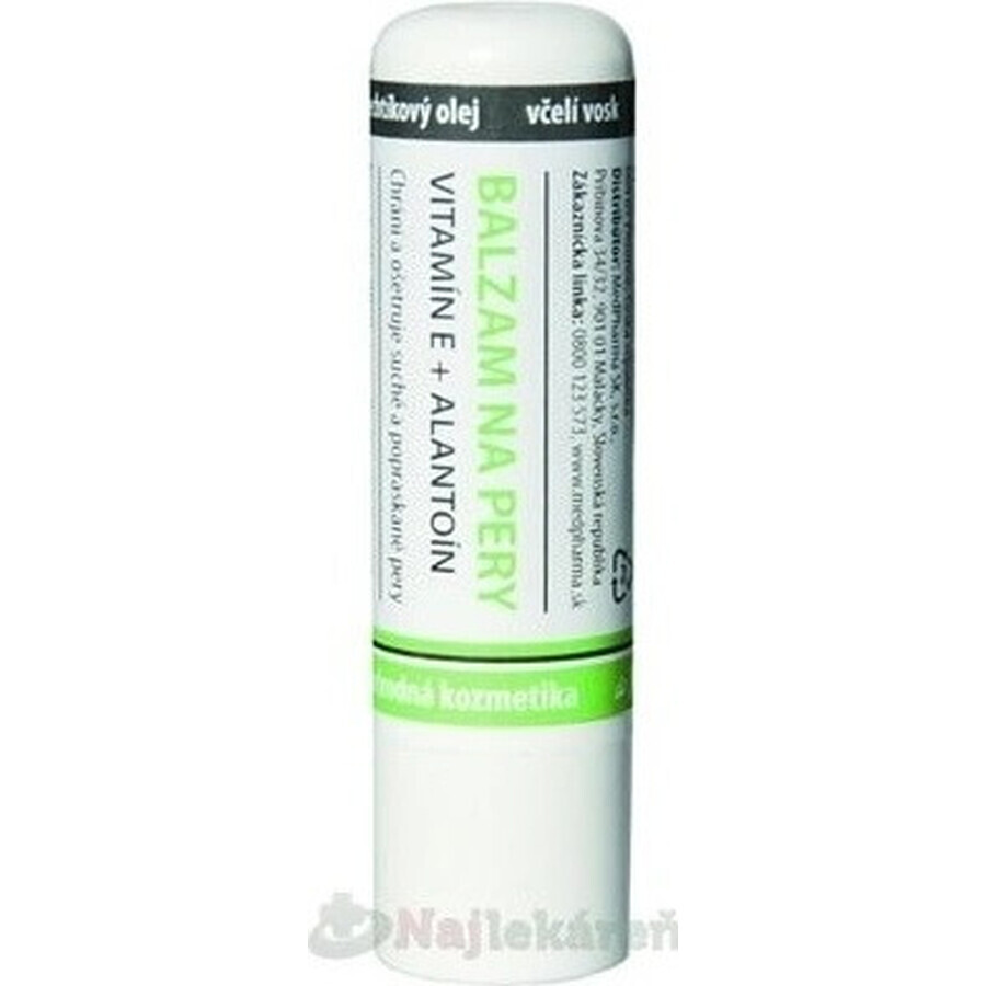 MedPharma Lip balm with vitamin E + allantoin 1×4,8 g, lip balm