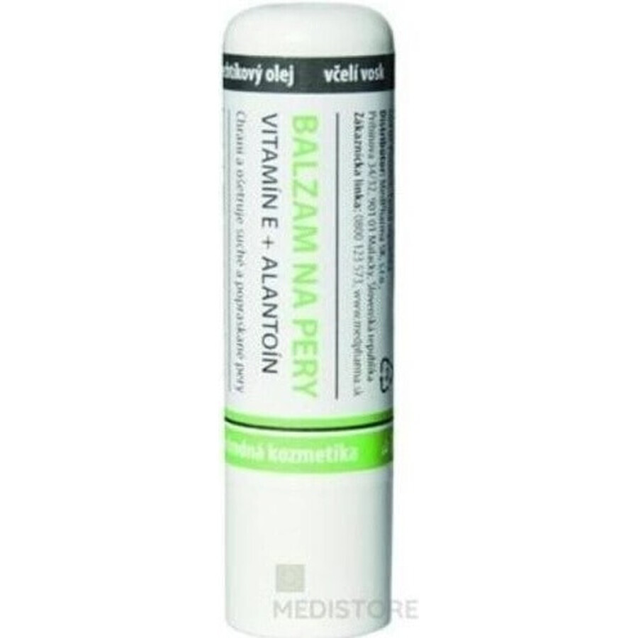MedPharma Lip balm with vitamin E + allantoin 1×4,8 g, lip balm