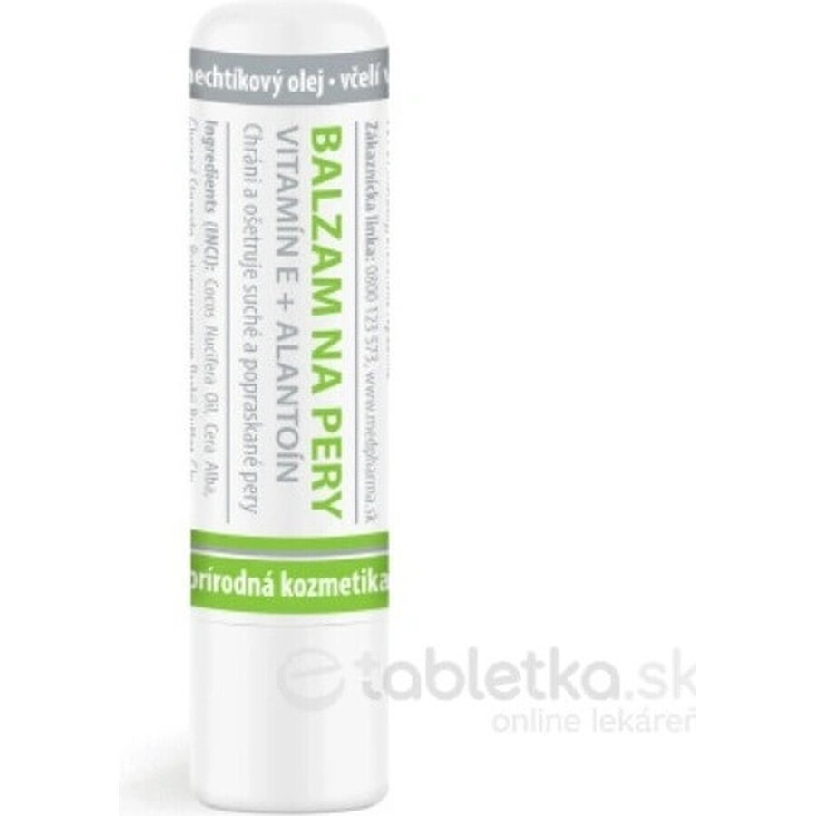 MedPharma Lip balm with vitamin E + allantoin 1×4,8 g, lip balm