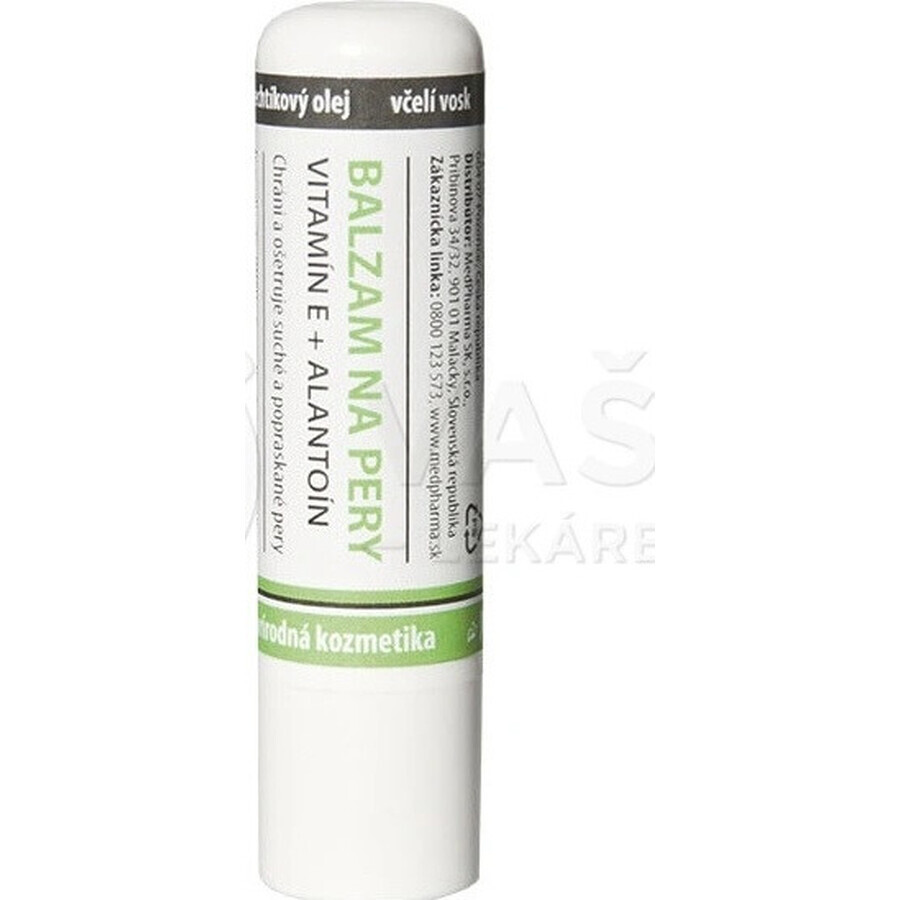 MedPharma Lip balm with vitamin E + allantoin 1×4,8 g, lip balm