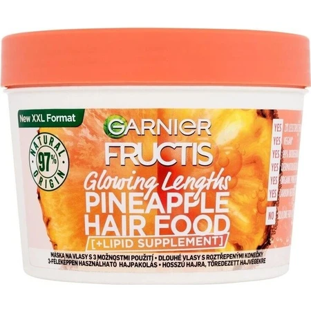 Garnier Fructis Haarnahrung Ananas Ananas 3in1 Lange Haarmaske 400 ml 1×400 ml