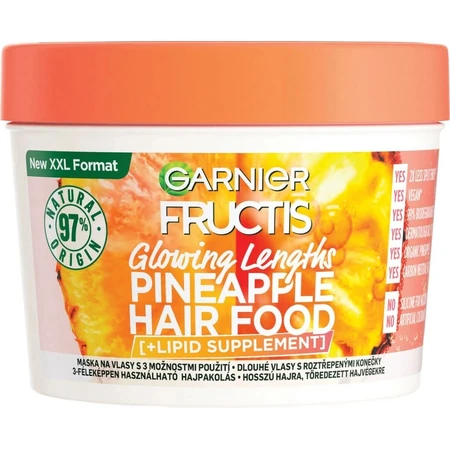 Garnier Fructis Haarnahrung Ananas Ananas 3in1 Lange Haarmaske 400 ml 1×400 ml