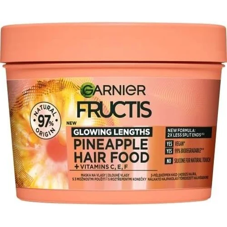 Garnier Fructis Haarnahrung Ananas Ananas 3in1 Lange Haarmaske 400 ml 1×400 ml