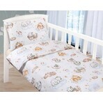 Linge de lit enfant BEÁTA 90/024 animaux sur un nuage 100x135,45x60 Linge de lit enfant BEÁTA 90/024 animaux sur un nuage 100x135,45x60
