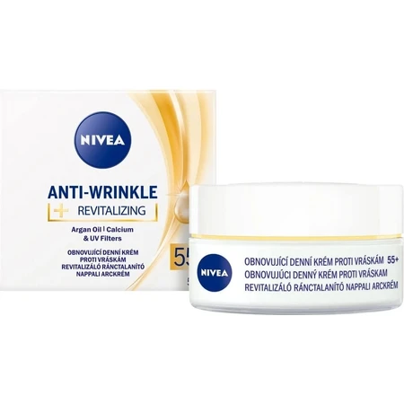NIVEA 55+ anti-wrinkle cream 1×50 ml, regenerating day cream