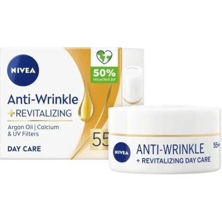 NIVEA 55+ anti-wrinkle cream 1×50 ml, regenerating day cream