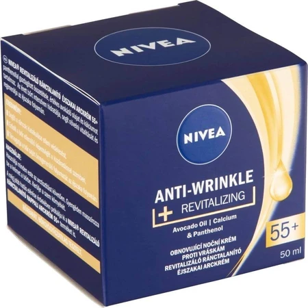 NIVEA 55+ anti-wrinkle cream 1×50 ml, regenerating day cream