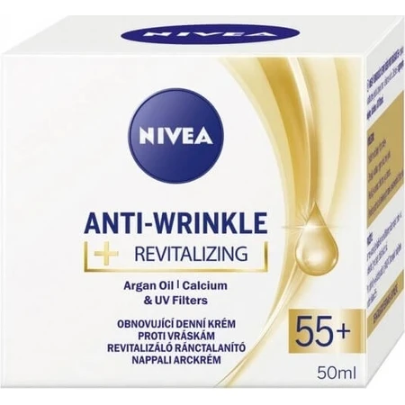 NIVEA 55+ anti-wrinkle cream 1×50 ml, regenerating day cream