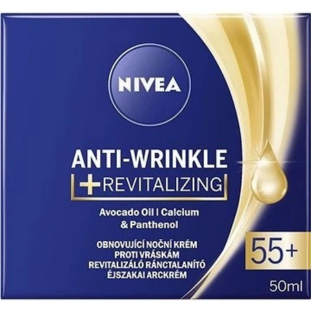 NIVEA 55+ anti-wrinkle cream 1×50 ml, regenerating day cream
