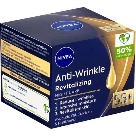 NIVEA 55+ anti-wrinkle cream 1×50 ml, regenerating day cream