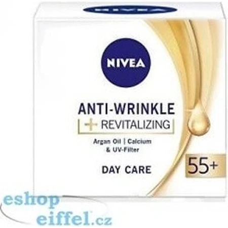 NIVEA 55+ anti-wrinkle cream 1×50 ml, regenerating day cream