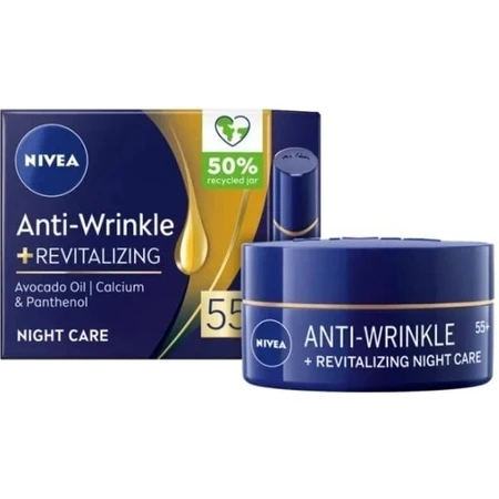 NIVEA 55+ anti-wrinkle cream 1×50 ml, regenerating day cream