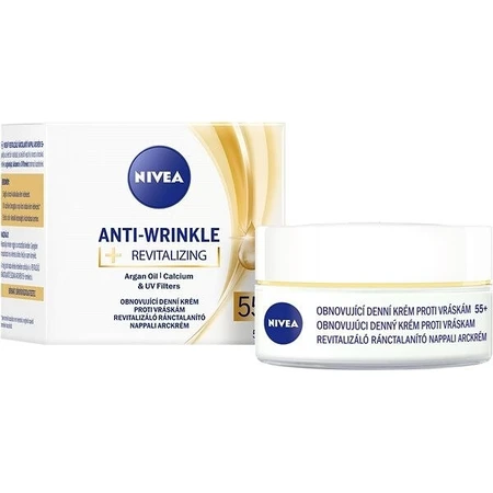 NIVEA 55+ anti-wrinkle cream 1×50 ml, regenerating day cream