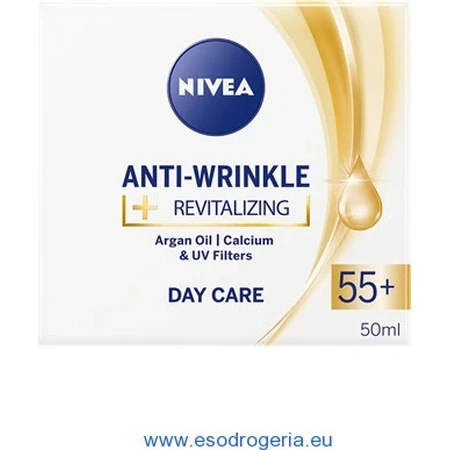 NIVEA 55+ anti-wrinkle cream 1×50 ml, regenerating day cream