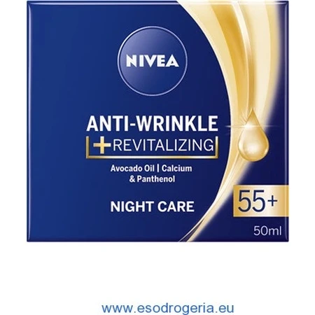 NIVEA 55+ anti-wrinkle cream 1×50 ml, regenerating day cream