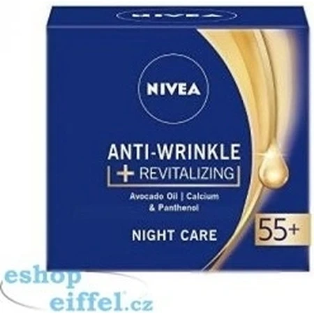 NIVEA 55+ anti-wrinkle cream 1×50 ml, regenerating day cream