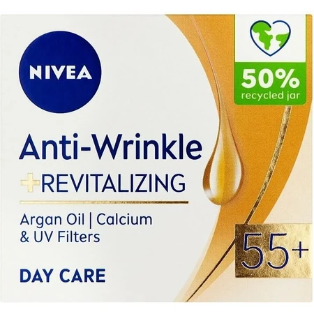 NIVEA 55+ anti-wrinkle cream 1×50 ml, regenerating day cream