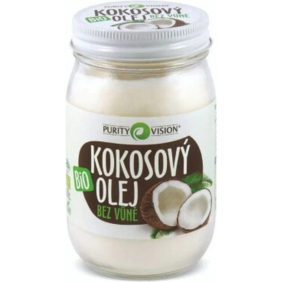 Purity Vision Organic Coconut Oil Unscented 420ml 1×1 pc