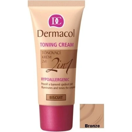 DERMACOL 2en1 crema colorante BRONCE 1×30 ml, 2en1 crema colorante